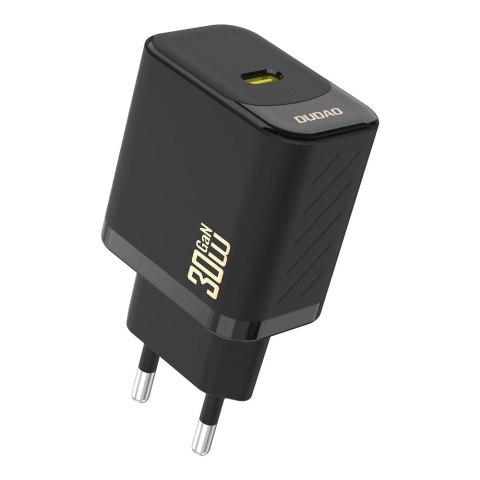 Ładowarka sieciowa Dudao A27P 30W PD GaN USB-C - czarna Ładowarka sieciowa Dudao A27P 30W PD GaN USB-C - czarna
