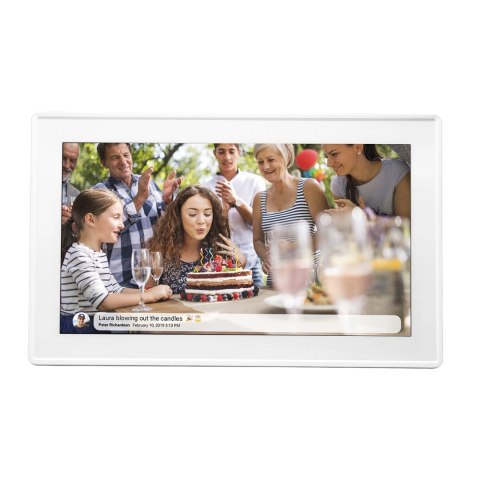 Ramka cyfrowa 15.6" Denver Frameo PFF-1515W - biała