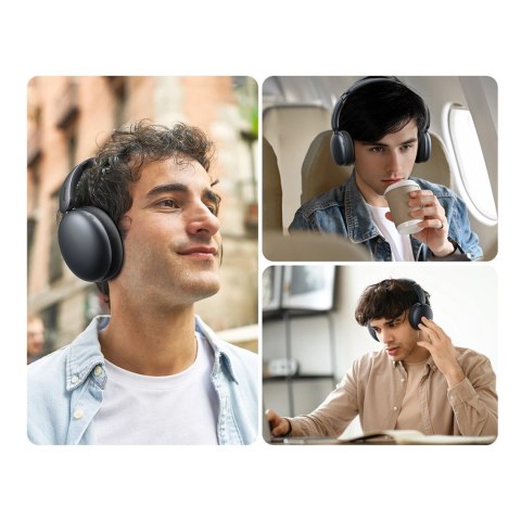 Słuchawki bezprzewodowe Joyroom J-Head Series JR-JH1 z ANC Bluetooth - czarne Słuchawki bezprzewodowe Joyroom J-Head Series JR-JH1 z ANC Bluetooth - czarne
