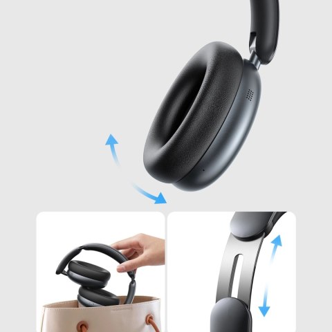 Słuchawki bezprzewodowe Joyroom J-Head Series JR-JH1 z ANC Bluetooth - czarne Słuchawki bezprzewodowe Joyroom J-Head Series JR-JH1 z ANC Bluetooth - czarne