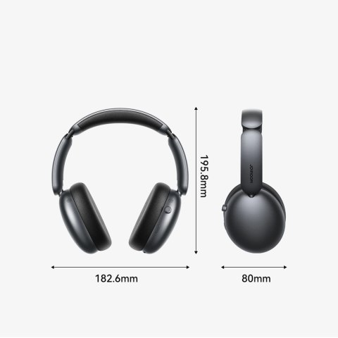 Słuchawki bezprzewodowe Joyroom J-Head Series JR-JH1 z ANC Bluetooth - czarne Słuchawki bezprzewodowe Joyroom J-Head Series JR-JH1 z ANC Bluetooth - czarne