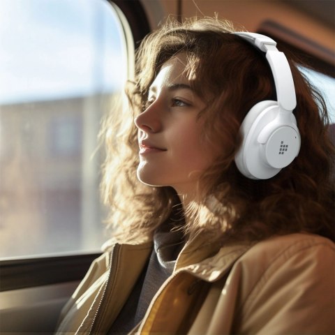 Słuchawki bezprzewodowe Tronsmart Sounfii Q20 ANC nauszne Bluetooth 5.3 - białe