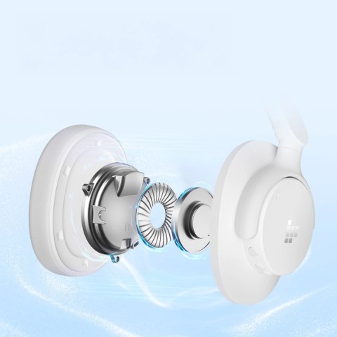 Słuchawki bezprzewodowe Tronsmart Sounfii Q20 ANC nauszne Bluetooth 5.3 - białe