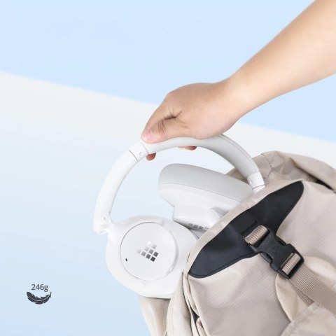 Słuchawki bezprzewodowe Tronsmart Sounfii Q20 ANC nauszne Bluetooth 5.3 - białe