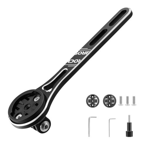 Uchwyt rowerowy Rockbros do Garmin / GoPro - czarny Uchwyt rowerowy Rockbros do Garmin / GoPro - czarny