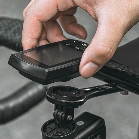 Uchwyt rowerowy Rockbros do Garmin / GoPro - czarny Uchwyt rowerowy Rockbros do Garmin / GoPro - czarny