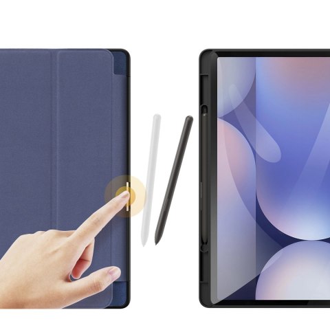 Etui Dux Ducis Domo na Samsung Galaxy Tab S10 Plus/S9 Plus/S9 FE Plus - niebieskie Etui Dux Ducis Domo na Samsung Galaxy Tab S10 Plus/S9 Plus/S9 FE Plus - niebieskie