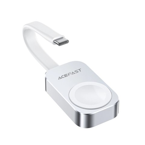 Ładowarka bezprzewodowa Acefast E21 5W do Apple Watch - srebrna