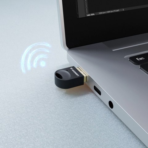 Mini adapter Bluetooth 5.4 Wozinsky WUSB54YS USB-A odbiornik nadajnik do komputera - czarny Mini adapter Bluetooth 5.4 Wozinsky WUSB54YS USB-A odbiornik nadajnik do komputera - czarny