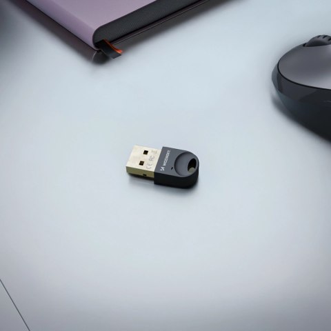 Mini adapter Bluetooth 5.4 Wozinsky WUSB54YS USB-A odbiornik nadajnik do komputera - czarny Mini adapter Bluetooth 5.4 Wozinsky WUSB54YS USB-A odbiornik nadajnik do komputera - czarny