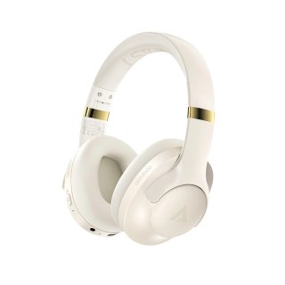 Słuchawki nauszne Acefast H4 ANC bezprzewodowe Bluetooth 5.3 IPX4 - beżowe