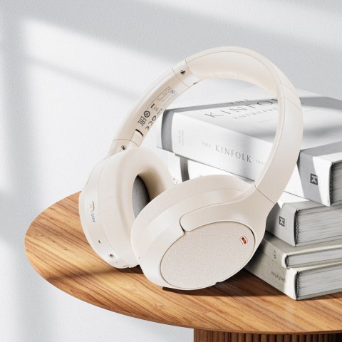 Słuchawki nauszne Acefast H6 ANC bezprzewodowe Bluetooth 5.3 IPX4 - białe Słuchawki nauszne Acefast H6 ANC bezprzewodowe Bluetooth 5.3 IPX4 - białe