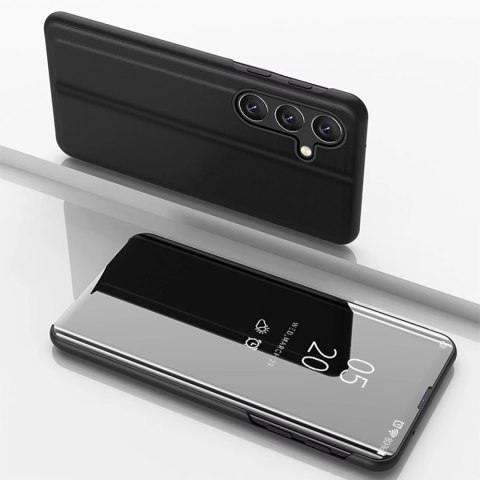 Clear View Case etui do Samsung Galaxy A16 / A16 5G pokrowiec z klapką - czarne Clear View Case etui do Samsung Galaxy A16 / A16 5G pokrowiec z klapką - czarne