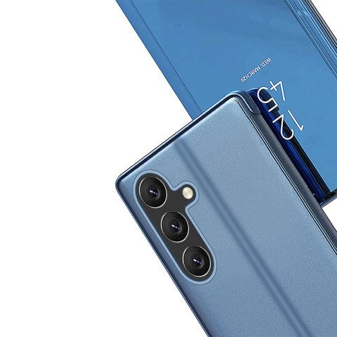 Clear View Case etui do Samsung Galaxy A16 / A16 5G pokrowiec z klapką - niebieskie