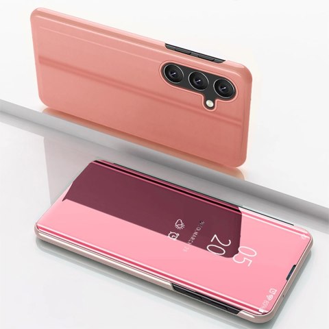 Clear View Case etui do Samsung Galaxy A16 / A16 5G pokrowiec z klapką - różowe Clear View Case etui do Samsung Galaxy A16 / A16 5G pokrowiec z klapką - różowe
