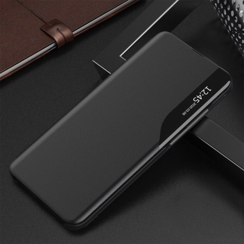 Eco Leather View Case etui do Samsung Galaxy A16 / A16 5G z klapką i podstawką - czarne Eco Leather View Case etui do Samsung Galaxy A16 / A16 5G z klapką i podstawką - czarne