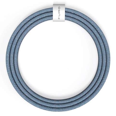 Kabel Puro Fabrik 60W USB-C - USB-C 1,5m - niebieski Kabel Puro Fabrik 60W USB-C - USB-C 1,5m - niebieski