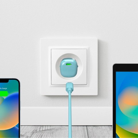Ładowarka sieciowa Puro 20W GaN USB-C - zielona Ładowarka sieciowa Puro 20W GaN USB-C - zielona