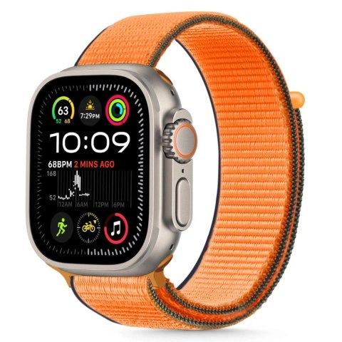 Pasek Tech-Protect Nylon na Apple Watch 44 / 45 / 46 / 49 mm - pomarańczowy Pasek Tech-Protect Nylon na Apple Watch 44 / 45 / 46 / 49 mm - pomarańczowy