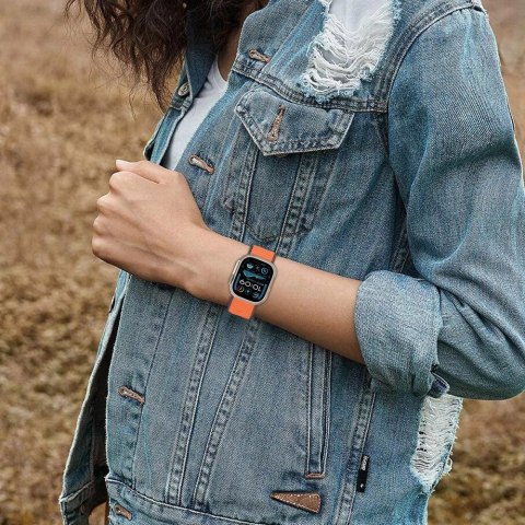 Pasek Tech-Protect Nylon na Apple Watch 44 / 45 / 46 / 49 mm - pomarańczowy Pasek Tech-Protect Nylon na Apple Watch 44 / 45 / 46 / 49 mm - pomarańczowy