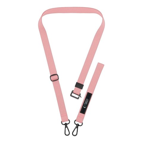Smycz Tech-Protect C65 Rope Crossbody - różowa Smycz Tech-Protect C65 Rope Crossbody - różowa