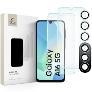 Szkło hartowane Tech-Protect Supreme Set na Samsung Galaxy A16 4G / 5G - przezroczyste