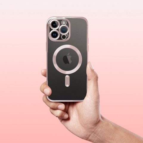 Futerał ELECTRO MAG COVER kompatybilny z MagSafe do IPHONE 11 Pro Max złoty róż Futerał ELECTRO MAG COVER kompatybilny z MagSafe do IPHONE 11 Pro Max złoty róż