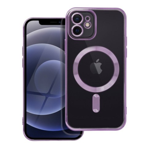 Futerał ELECTRO MAG COVER kompatybilny z MagSafe do IPHONE 12 fioletowy Futerał ELECTRO MAG COVER kompatybilny z MagSafe do IPHONE 12 fioletowy