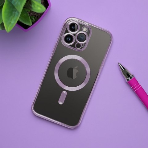 Futerał ELECTRO MAG COVER kompatybilny z MagSafe do IPHONE 12 fioletowy Futerał ELECTRO MAG COVER kompatybilny z MagSafe do IPHONE 12 fioletowy