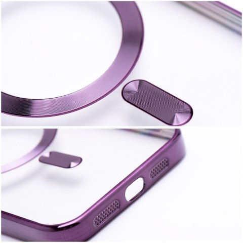 Futerał ELECTRO MAG COVER kompatybilny z MagSafe do IPHONE 13 Pro Max fioletowy Futerał ELECTRO MAG COVER kompatybilny z MagSafe do IPHONE 13 Pro Max fioletowy