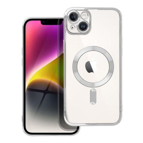 Futerał ELECTRO MAG COVER kompatybilny z MagSafe do IPHONE 14 Plus srebrny Futerał ELECTRO MAG COVER kompatybilny z MagSafe do IPHONE 14 Plus srebrny