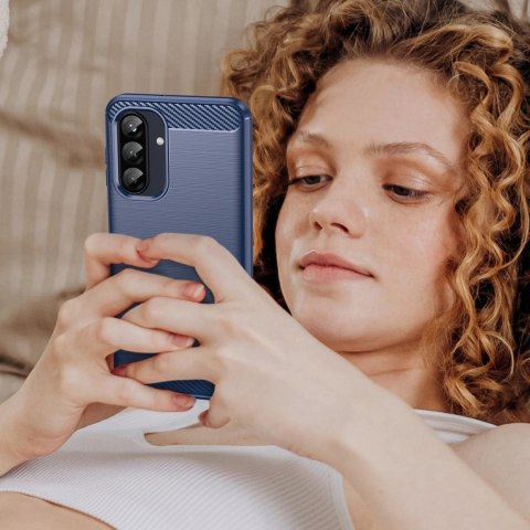 Carbon Case Samsung Galaxy A56 / A36 Blue Carbon Case Samsung Galaxy A56 / A36 Blue