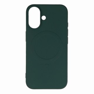 Etui Liquid Silicone Case MagSafe na Samsung Galaxy S25 - zielone
