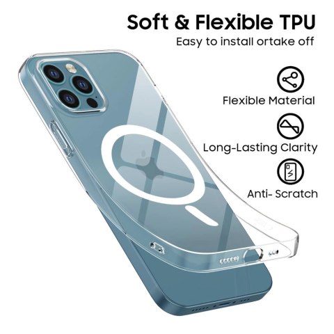 Etui Tech-Protect FlexAir MagSafe na iPhone 12 / 12 Pro - przezroczyste Etui Tech-Protect FlexAir MagSafe na iPhone 12 / 12 Pro - przezroczyste
