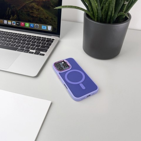Etui Wozinsky Fashion Case z MagSafe na Samsung Galaxy S24 FE - fioletowe Etui Wozinsky Fashion Case z MagSafe na Samsung Galaxy S24 FE - fioletowe