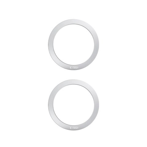 Pierścień Tech-Protect MMP-110 2w1 MagSafe - srebrny / srebrny