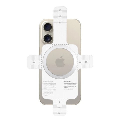 Pierścień Tech-Protect MMP-110 2w1 MagSafe - srebrny / srebrny