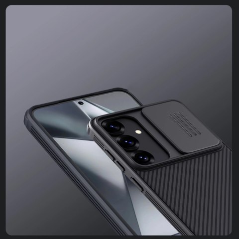 Etui Nillkin CamShield Pro na Samsung Galaxy S25 z osłoną na aparat - czarne