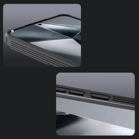 Etui Nillkin CamShield Pro na Samsung Galaxy S25 z osłoną na aparat - czarne