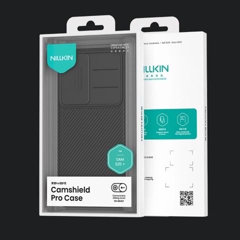 Etui Nillkin CamShield Pro na Samsung Galaxy S25 z osłoną na aparat - czarne
