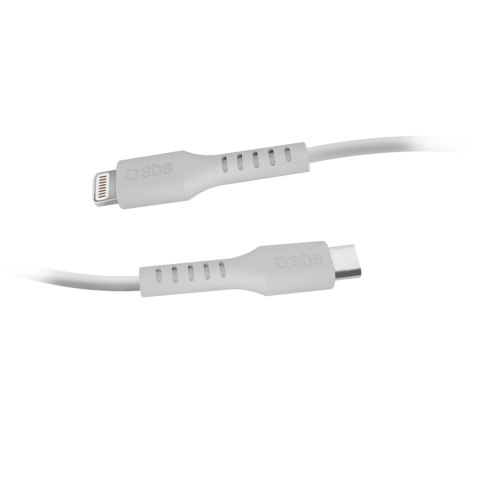 Kabel SBS TECABLELIGTC1W USB-C - Lightning z certyfikatem MFi, 1m - biały
