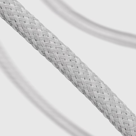 Kabel SBS TECABLETISSUETCCG USB-C - USB-C 1,5m 60W w oplocie - szary Kabel SBS TECABLETISSUETCCG USB-C - USB-C 1,5m 60W w oplocie - szary