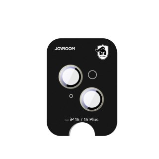 Szkło ochronne Joyroom JR-MFY0251 na obiektywy iPhone 15/15 Plus -żółte