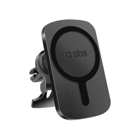 Uchwyt do smartfona z ładowarką SBS TESUPWIR15WMS kompatybilny z MagSafe - czarny Uchwyt do smartfona z ładowarką SBS TESUPWIR15WMS kompatybilny z MagSafe - czarny