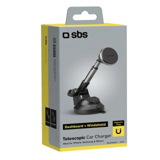 Uchwyt na smartfona teleskopowy SBS TESUPMAGEXT kompatybilny z MagSafe - czarny