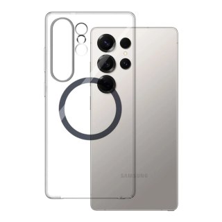 Etui silikonowe Samsung Clear Magnet Case GP-FPS938SAATW z ringiem magnetycznym do Samsung Galaxy S25 Ultra - przezroczyste