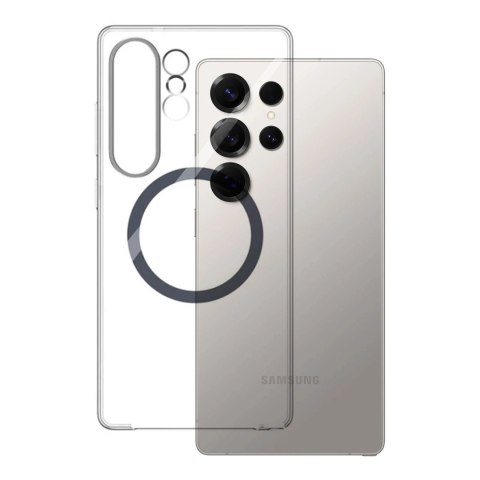 Etui silikonowe Samsung Clear Magnet Case GP-FPS938SAATW z ringiem magnetycznym do Samsung Galaxy S25 Ultra - przezroczyste