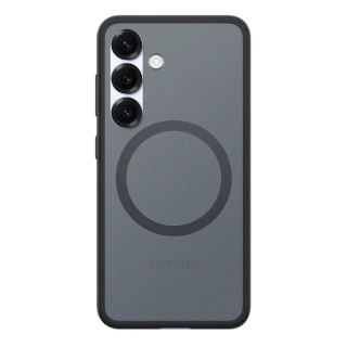 Etui silikonowe Spigen Capella GP-FPS936PGBJW z ringiem magnetycznym MagFit do Samsung Galaxy S25+ - czarne