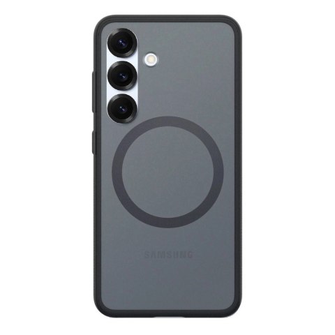 Etui silikonowe Spigen Capella GP-FPS936PGBJW z ringiem magnetycznym MagFit do Samsung Galaxy S25+ - czarne