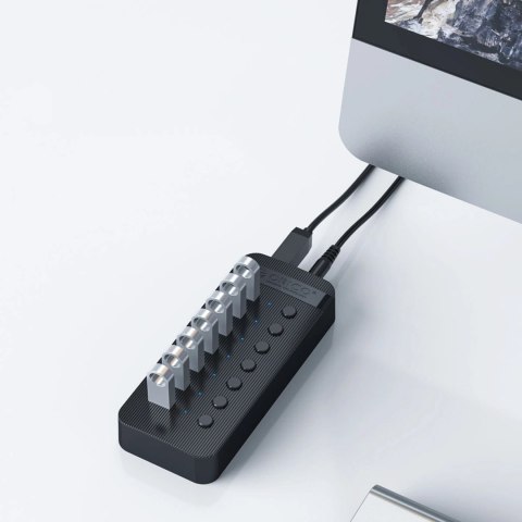 Hub Orico CT2U3-13AB 13x USB-A 3.0 z włącznikami - czarny Hub Orico CT2U3-13AB 13x USB-A 3.0 z włącznikami - czarny